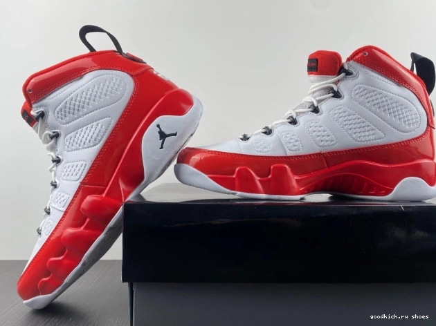 Cheap Gym Jordan 9 302370-160 Red Air Retro White 0712